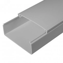 Кабель-канал серый RAL 7035 2-й замок в п/э 100х40 мм (24м/уп) Кабель-канал серый RAL 7035 2-й замок в п/э 100х40 мм (24м/уп)