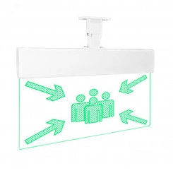 Оповещатель световой Молния-24 Ультра Место сбора зеленые светодиоды