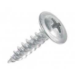 Саморез 4,2х25 с прессшайбой, острый, цинк (1000  шт/уп)