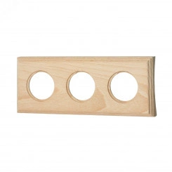 Шедель Рамка 3 постовая для скрытого монтажа (Натурэль на бревно 200мм)