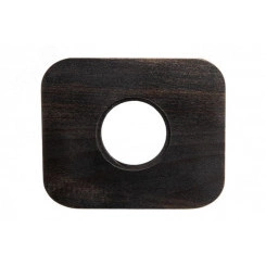 Шедель Рамка 1 постовая (Угольно-черный) скрытый монтаж BF5