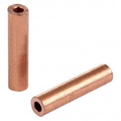 Гильза медная ГМ 2,5-2,6 (2,5кв мм - 2,6мм) (в упак.100шт), REXANT Гильза медная ГМ 2,5-2,6 (2,5кв мм - 2,6мм) (в упак.100шт), REXANT