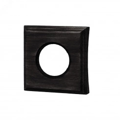 Шедель Рамка 1 постовая (Угольно-черный на бревно 200мм) скрытый монтаж