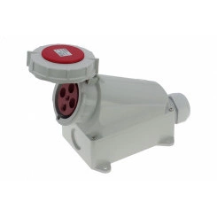 Розетка настенная 63A/400V/3P+E/IP67 Розетка настенная 63A/400V/3P+E/IP67