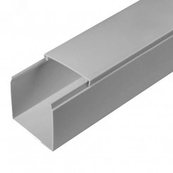 Кабель-канал серый RAL 7035 2-й замок в п/э 60х60 мм (24м/уп) Кабель-канал серый RAL 7035 2-й замок в п/э 60х60 мм (24м/уп)