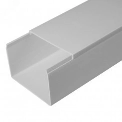 Кабель-канал серый RAL 7035 2-й замок в п/э 80х60 мм (18м/уп) Кабель-канал серый RAL 7035 2-й замок в п/э 80х60 мм (18м/уп)