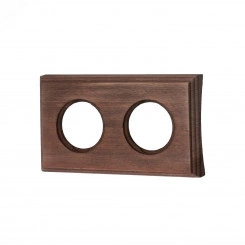 Шедель Рамка 2 постовая для скрытого монтажа (Винтаж на бревно 220мм)