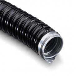Металлорукав в ПВХ изоляции МРПИнг-25 (РЗ-Ц-ПВХнг), (бухта 50 м/уп) черный, REXANT Металлорукав в ПВХ изоляции МРПИнг-25 (РЗ-Ц-ПВХнг), (бухта 50 м/уп) черный, REXANT