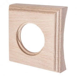 Шедель Рамка 1 постовая для скрытого монтажа (Натурэль на бревно 200мм)