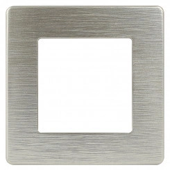 Рамка для розеток и выключателей Серия 12 12-5101-04 на 1 пост, Сатин, шампань