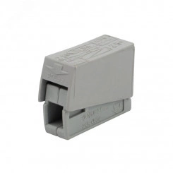 Строительно-монтажная клемма СМК 224-101 для светильника на 1 проводник (1,0-2,5)/(0,5-2,5) кв мм, серая (10 шт./уп.), REXANT Строительно-монтажная клемма СМК 224-101 для светильника на 1 проводник (1,0-2,5)/(0,5-2,5) кв мм, серая (10 шт./уп.), REXANT