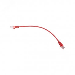 Патч-корд U/UTP, CAT 5e, RJ45-RJ45, 26AWG, LSZH, красный, 0,3 м, Патч-корд U/UTP, CAT 5e, RJ45-RJ45, 26AWG, LSZH, красный, 0,3 м,