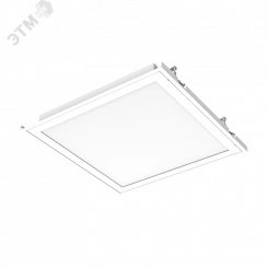 Светильник светодиодный VARTON для потолка Албес (Ингермакс) 600х600 35 Вт CRI90 4000 К IP65 с защитным силикатным стеклом аварийный автономный постоянного действия