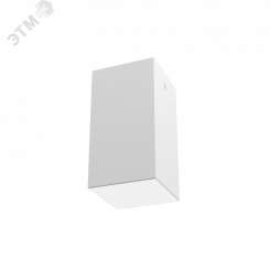 Светильник светодиодный DL-Box накладной 9Вт 3000К 90x90x170мм белый муар с рассеивателем опал