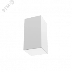 Светильник светодиодный DL-Box накладной 9Вт 3000К 90x90x170мм белый муар с рассеивателем опал
