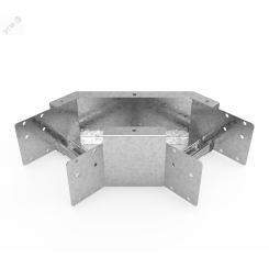 Кабельрост угловой  с R=100 мм 90 горизонтальный РУ190Г.300.150.100.1,5.1