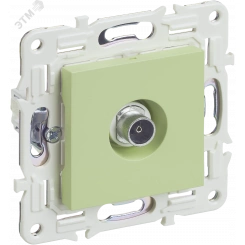 SKANDY Розетка TV оконечная SK-A12G мятный IEK SKANDY Розетка TV оконечная SK-A12G мятный IEK