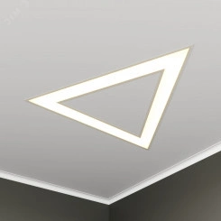 Светильник светодиодный RVE-LBX-HOLE-TRIO-930-V (Треугольник с отв. 930х809х100мм S80мм 60Вт встраиваемый 4000K Белый)