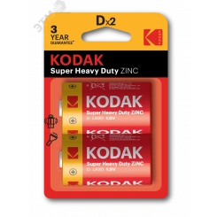 Батарейка R20-2BL SUPER HEAVY DUTY Zinc [KDHZ-2] (24/120/5040)