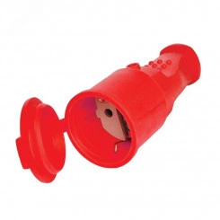 Разъем штепсельный UNIVersal с/з каучук с заглушкой 16А 250В IP44 цвет красный (еврослот) Разъем штепсельный UNIVersal с/з каучук с заглушкой 16А 250В IP44 цвет красный (еврослот)