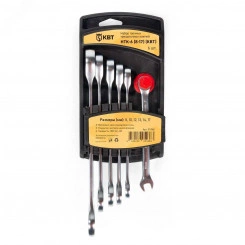 Набор гаечных комбинированных трещоточных ключей НТК-6 (8-17) PROFESSIONAL Набор гаечных комбинированных трещоточных ключей НТК-6 (8-17) PROFESSIONAL