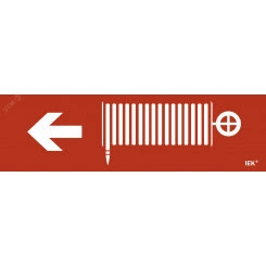 Этикетка самоклеящаяся 310х90мм ''Пожарный кран/стрелка налево'' IEK Этикетка самоклеящаяся 310х90мм ''Пожарный кран/стрелка налево'' IEK