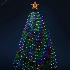 Умная гирлянда RGB,1,5 м, управление изображением, таймер, упр. через моб. приложение, 400 LED, IP44 ERASG -03