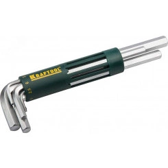 Набор : Ключи имбусовые длинные, Cr-Mo сталь, держатель-рукоятка, HEX 2-10мм, 8 пред Набор : Ключи имбусовые длинные, Cr-Mo сталь, держатель-рукоятка, HEX 2-10мм, 8 пред