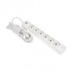 Удлинитель PREMIUM 6 гнезд, 5 м, 3х1,5 мм2, с/з, 2 USB, белый Удлинитель PREMIUM 6 гнезд, 5 м, 3х1,5 мм2, с/з, 2 USB, белый