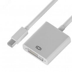 Адаптер-переходник Mini DisplayPort 20M на DVI 24+5F, 0.2 м.