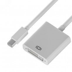 Адаптер-переходник Mini DisplayPort 20M на DVI 24+5F, 0.2 м.