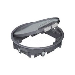 Лючок GESR7U (универсальный) 10xModul45 (полиамид, черный) Лючок GESR7U (универсальный) 10xModul45 (полиамид, черный)