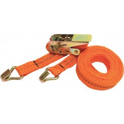 Ремень для крепления груза, храповый механизм, лента 38 мм x 8 м, 1500 / 3000 кг Ремень для крепления груза, храповый механизм, лента 38 мм x 8 м, 1500 / 3000 кг