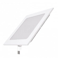 Светильник светодиодный встраиваемый ДВО-15 Вт 1100  Лм 4000К квадрат IP20 монтажный d155х155 мм 170х170х22 мм 180-265 В Slim Gauss