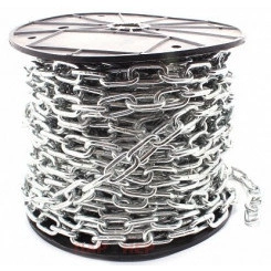 Цепь DIN766 6мм короткозвенная оцинкованная (25м)