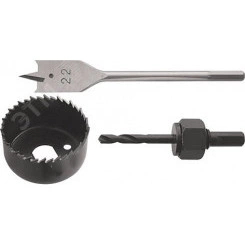 Сверла наборные для замков, набор 3 шт (22/54 мм) Сверла наборные для замков, набор 3 шт (22/54 мм)