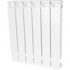 Радиатор биметаллический секционный 500/80/12 боковое подключение Радиатор биметаллический секционный 500/80/12 боковое подключение