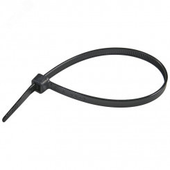 Стяжка кабельная термостойкая, устойчивая к воздействию УФ-лучей 160х2,5 мм (упак. 100шт.)