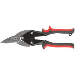 Ножницы по металлу усиленные CrV Профи, прорезиненные ручки, левые 250 мм Ножницы по металлу усиленные CrV Профи, прорезиненные ручки, левые 250 мм