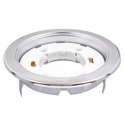 Светильник под лампу с цоколем GX70 хром глянцевый 121х54 мм