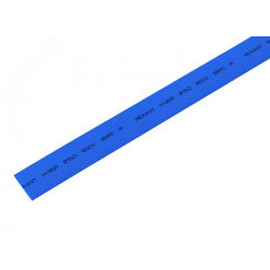 Термоусаживаемая трубка 15,0 7,5 мм, синяя, упаковка 50 шт. по 1 м
