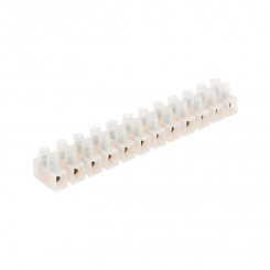 Колодка клеммная винтовая KВ-25 (10-25 кв мм), ток 60 A, полиэтилен белый Колодка клеммная винтовая KВ-25 (10-25 кв мм), ток 60 A, полиэтилен белый