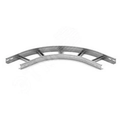 Поворот 90 град. для лестничного лотка НЛО 600х50х3000, толщ. 1,2 мм, Сендзимир цинк