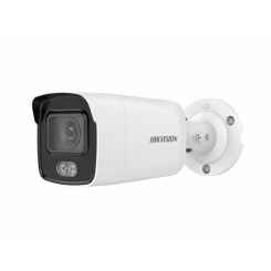 Видеокамера  IP 2Мп уличная цилиндрическая с LED-подсветкой до 40м и технологией AcuSense (6mm)