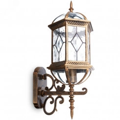 Светильник НБУ-60w вверх Е27 IP44 черное золото Светильник НБУ-60w вверх Е27 IP44 черное золото