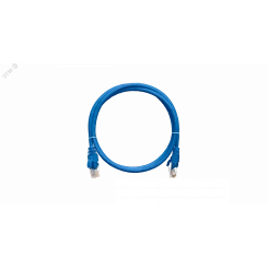 Патч-корд U/UTP 4 пары Cat 5e 2хRJ45/8P8C T568B 7х0205мм PVC синий 015м