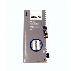 Пилка для лобзика MG 12 х5шт/уп для стали, нержавеющей стали, цветного металла, алюминия от 2,5 до 6мм Пилка для лобзика MG 12 х5шт/уп для стали, нержавеющей стали, цветного металла, алюминия от 2,5 до 6мм