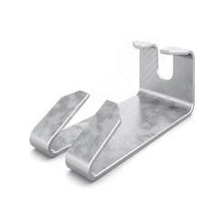 Крюк для подвеса проволочного лотка, толщ. 1,5 мм, Сендзимир цинк Крюк для подвеса проволочного лотка, толщ. 1,5 мм, Сендзимир цинк