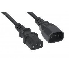 Кабель питания монитор-компьютер IEC 320 C13 - IEC 320 C14 (3x0.75). 1.2м Кабель питания монитор-компьютер IEC 320 C13 - IEC 320 C14 (3x0.75). 1.2м