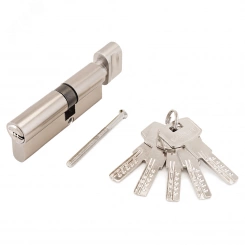 Механизм цилиндровый для врезных замков, Стандарт F-02 80(30Bх10х40) CP хром Механизм цилиндровый для врезных замков, Стандарт F-02 80(30Bх10х40) CP хром